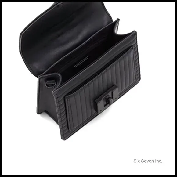 Synthetic Top Handle Bag Compact Chic Minimal Day to Night Accessory